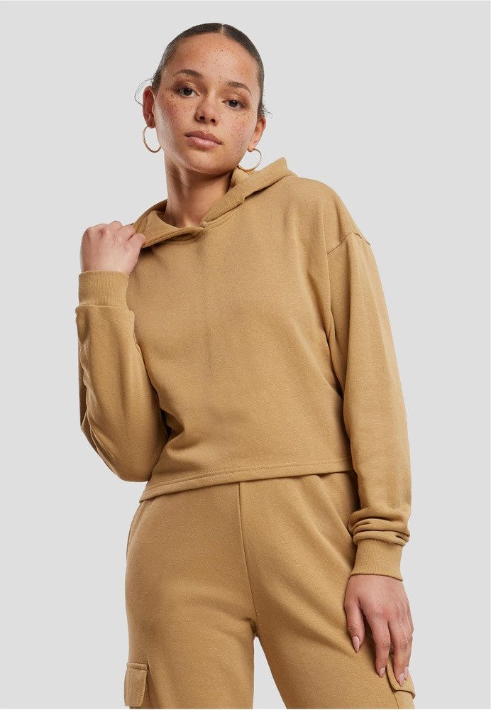 URBAN CLASSICS Hoodie Ladies Oversized Cropped Light Terry Hoodie günstig online kaufen
