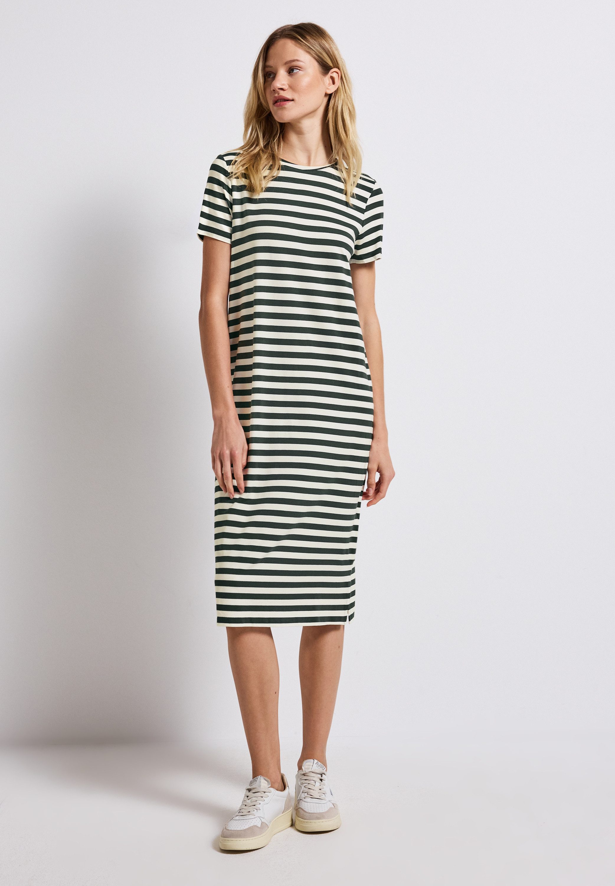 STREET ONE Shirtkleid mit Rundhalsausschnitt