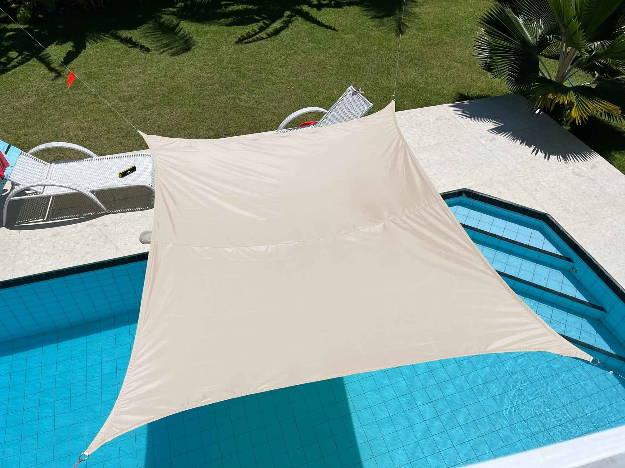 Gardinenbox Sonnensegel, Sonnensegel Sonnenschutz UV-Schutz 250x300 günstig online kaufen