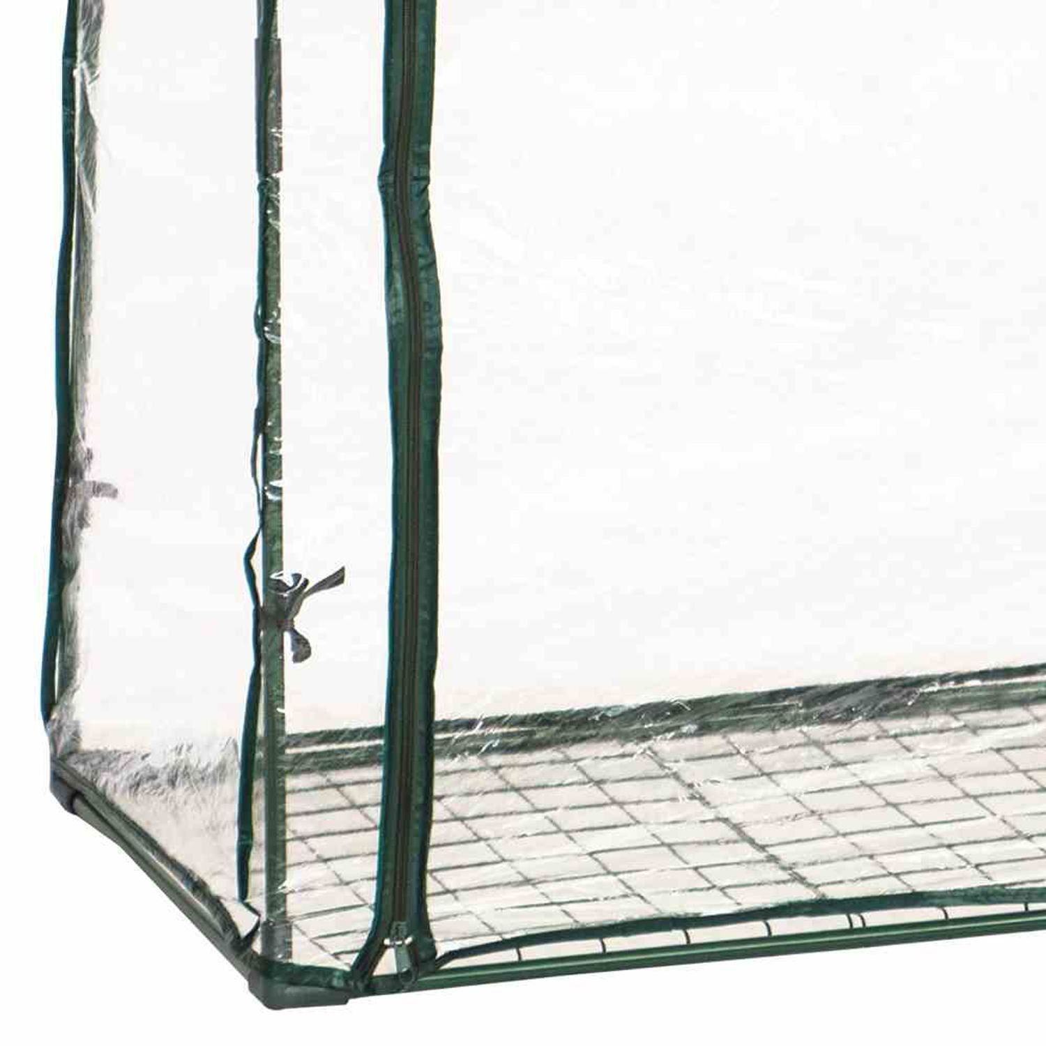 Siena Garden Gewächshaus Tomatengewächshaus Basic Maße: 100 x 50 x 150 cm, Farbe: grün