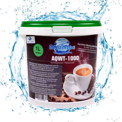 Aquintos Wasseraufbereitung Kalk- und Wasserfilter Aquintos Filtergranulat Refill Granulat für Wasserfilter Kaffeevollaut, Zubehör für Aquintos-Water-Technologie, Effektiver Schutz für Ihren Kaffeevollautomaten