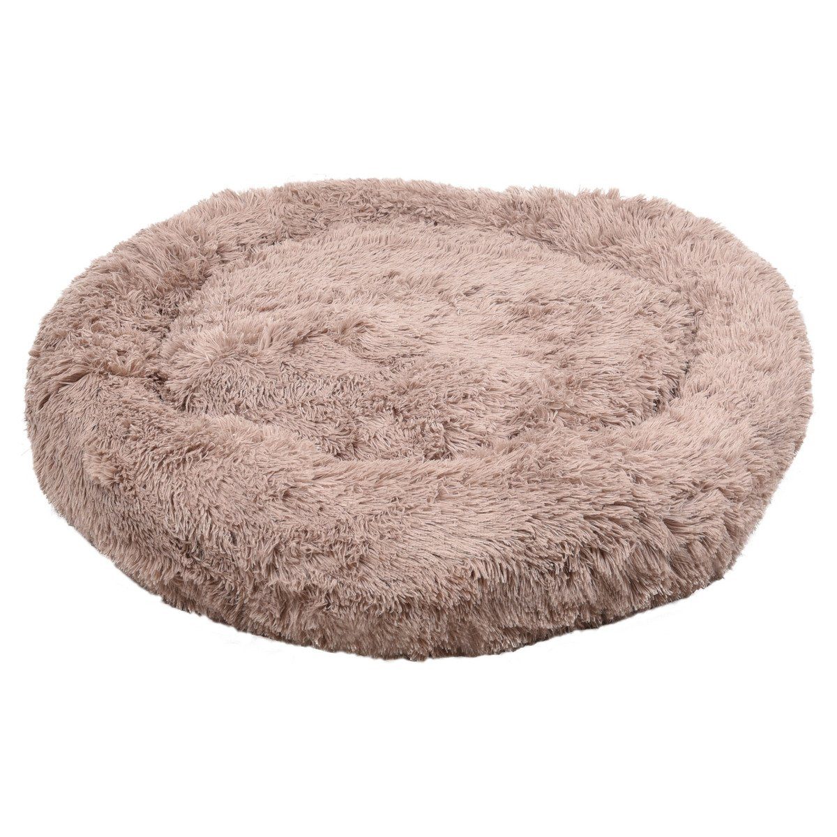 Flamingo Tierbett Hundebett Krems rund hellbraun günstig online kaufen