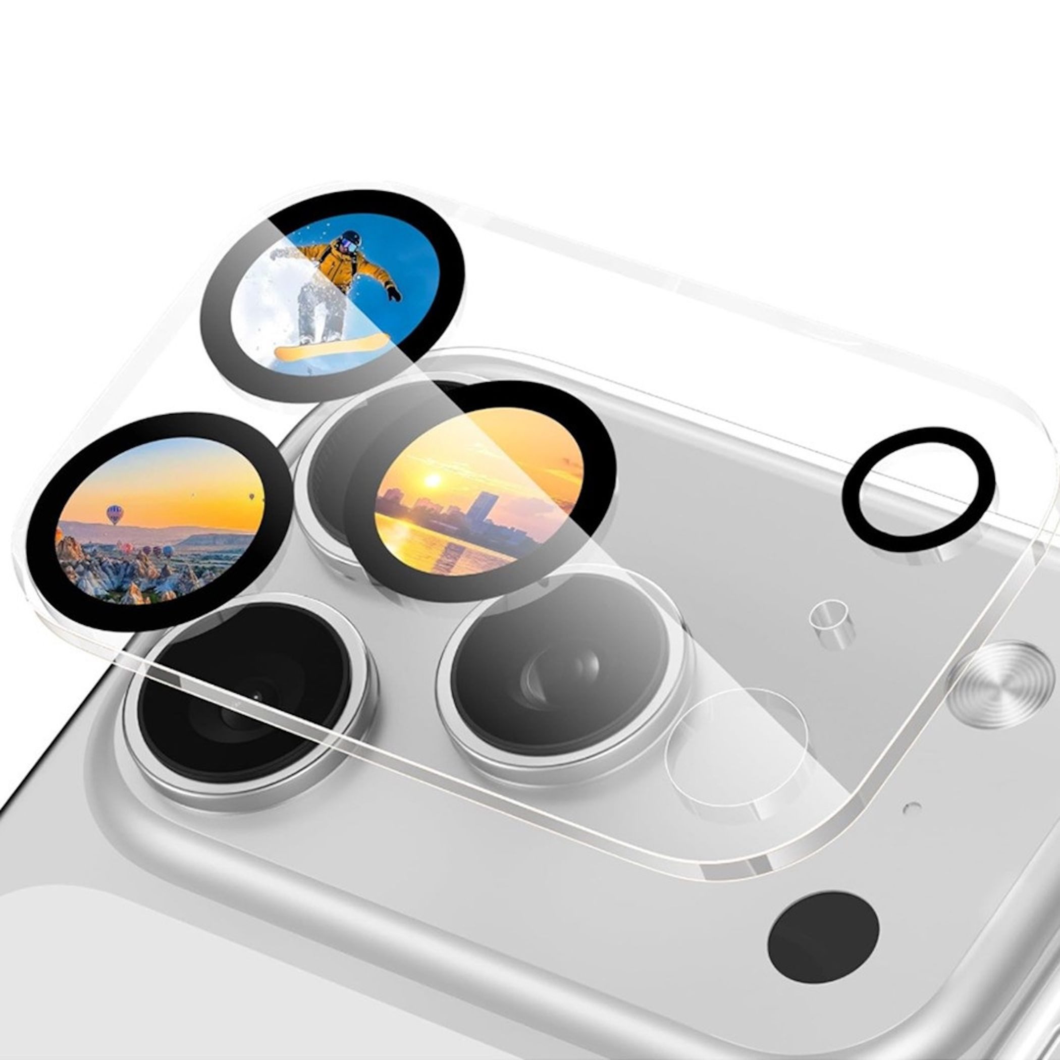 Wigento Kameraschutzglas Linsenschutz für Apple iPhone 18 Pro Max 9H Hartglas Komplettschutz für Apple iPhone 18 Pro Max, AR Reflexionstechnologie, Case Friendly, HD Klarheit