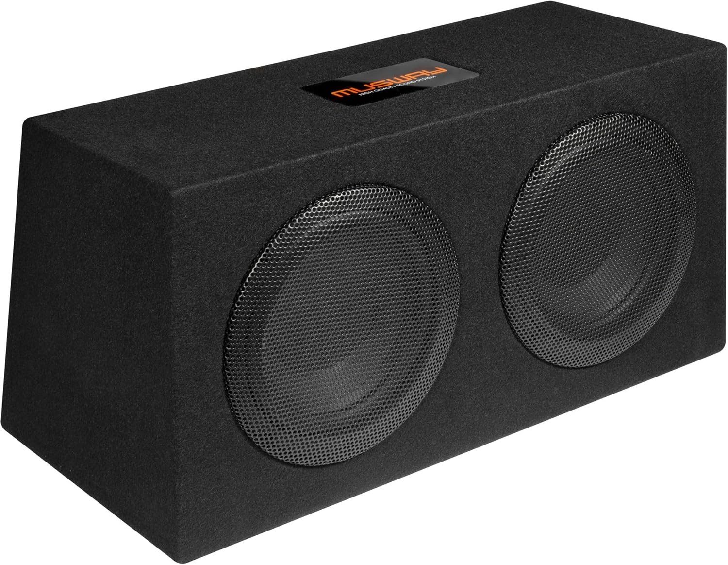 Musway MUSWAY MR-206Q Dual Bassreflex-Gehäusesubwoofer 2 x 16,5 cm Auto-Subwoofer