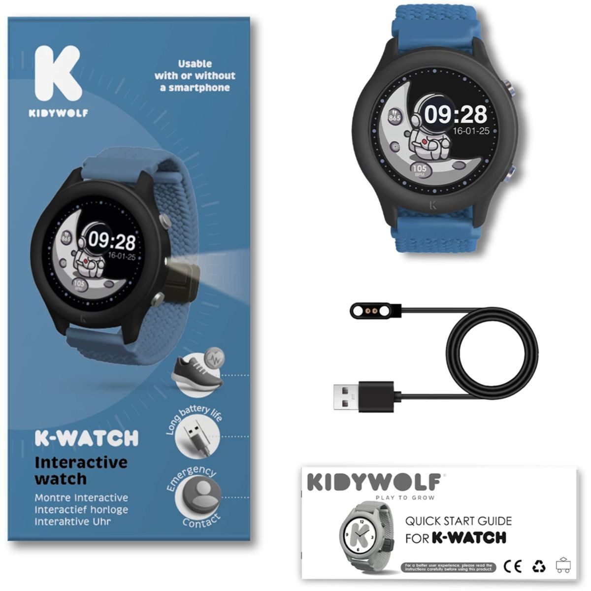 Kidywolf Smart-Watch Smartwatch