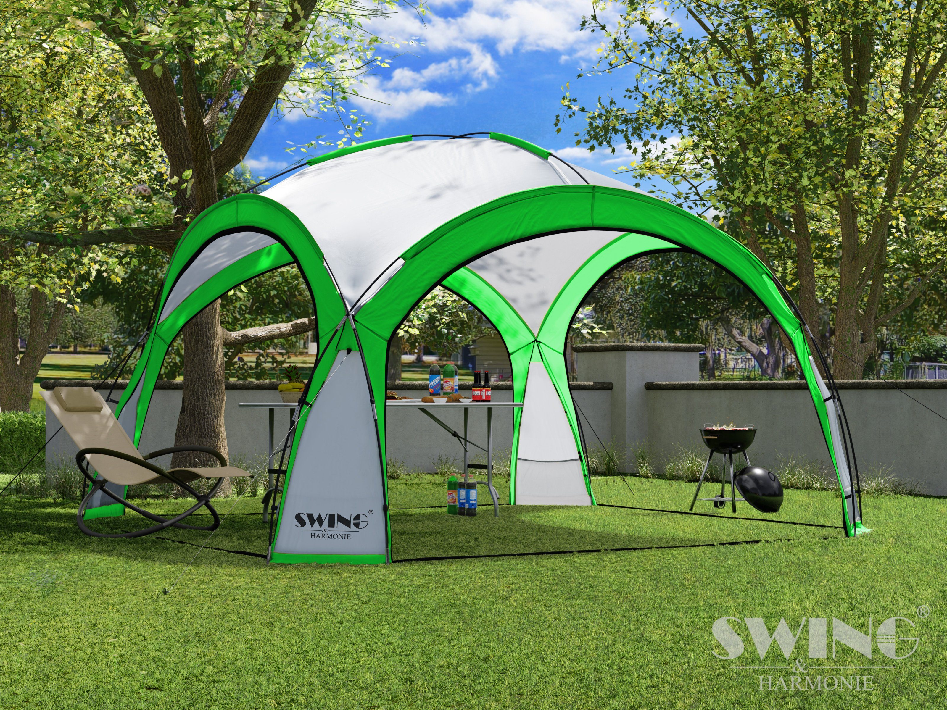 Swing&Harmonie Faltpavillon LED Event Pavillon XXL günstig online kaufen
