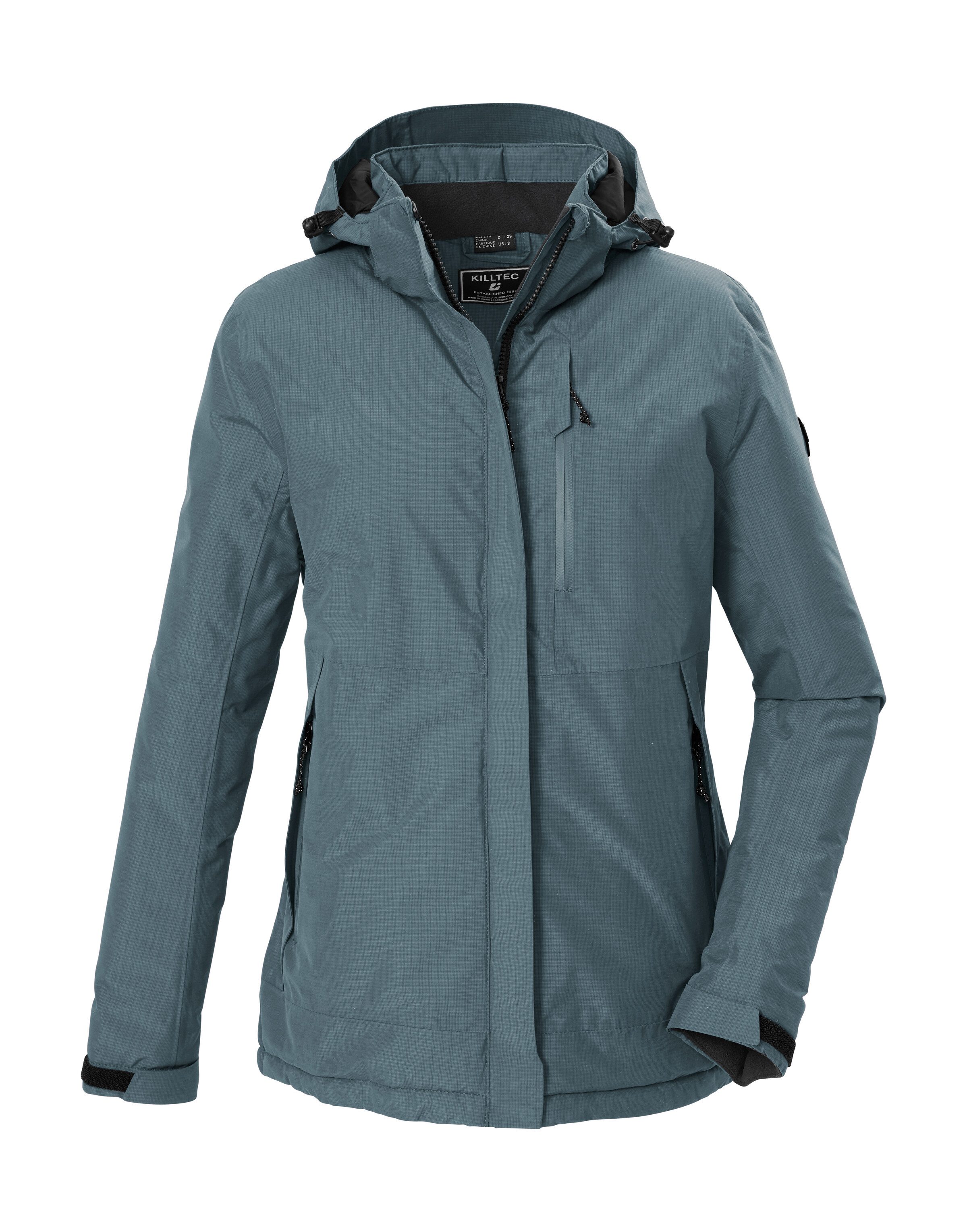 Killtec Funktionsjacke KOW 225 KG WMN JCKT Atmungsaktive, wind- und wasserdichte Damenjacke, abnehmbare Kapuze
