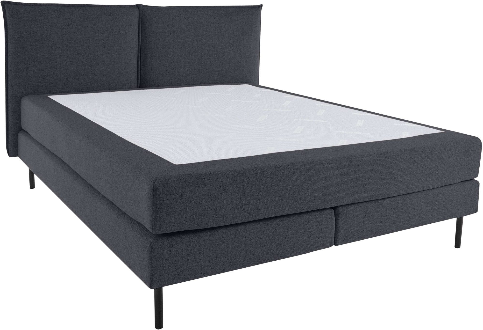 LeGer Home by Lena Gercke Bett ERIK Boxbett mit Bonnell-/Taschen-Federkernmatratze, Breite 160/180cm, wahlweise Härtegrad der Matratze H2/H3/H4, Polsterbett mit/ohne Topper