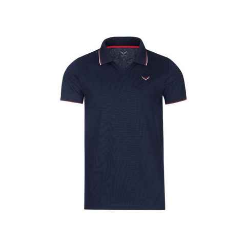 Trigema Poloshirt TRIGEMA Polo-Shirt mit V-Ausschnitt (1-tlg)