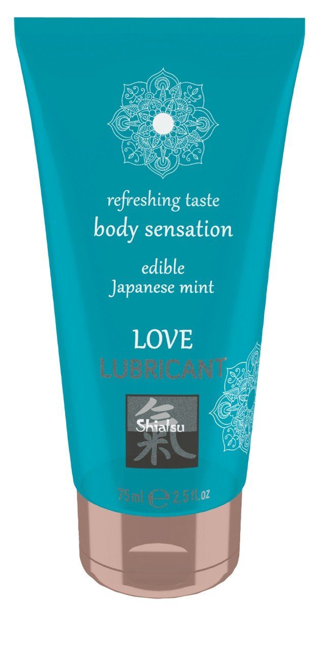HOT Shiatsu Gleitgel 75 SHIATSU Mint Japanese Love lubricant 75ml - ml Edible