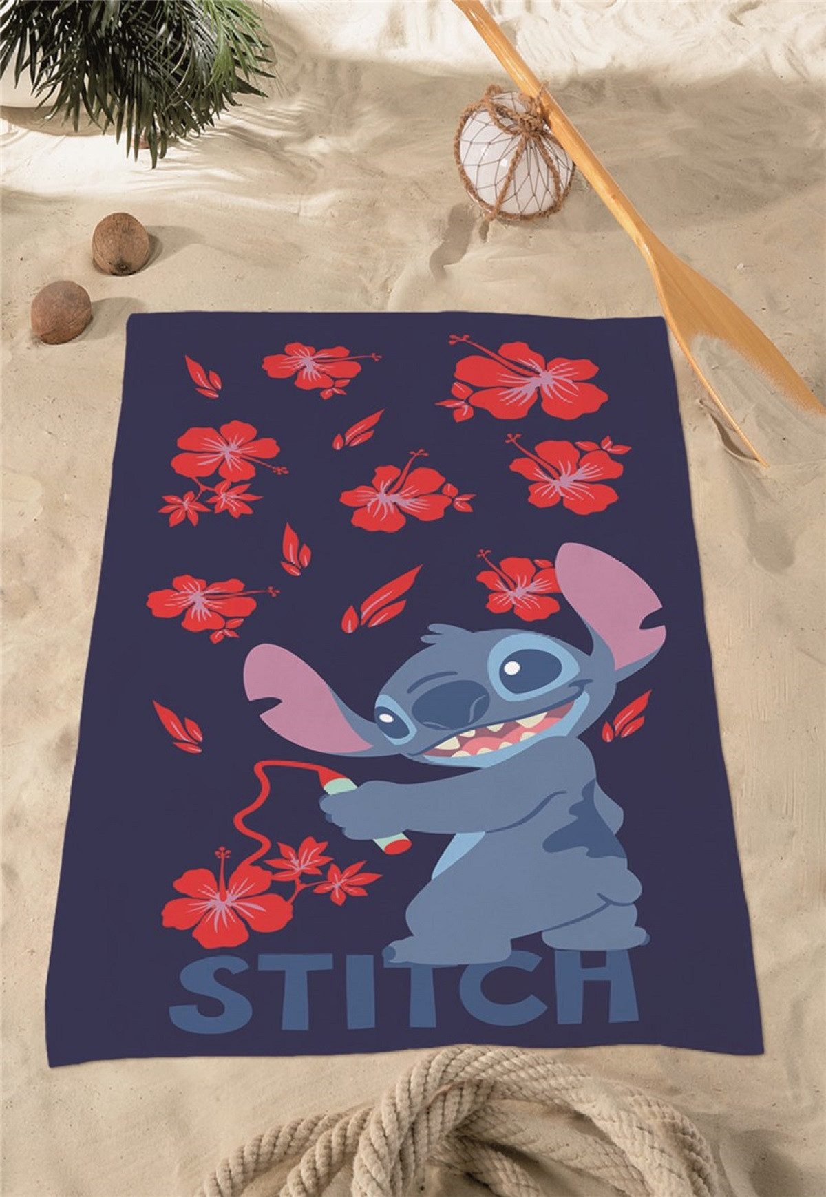 Lilo & Stitch Strandtuch Strandtuch 170x90 cm Weiches & saugfähiges Badehandtuch für Fans – Bild 2 von 2