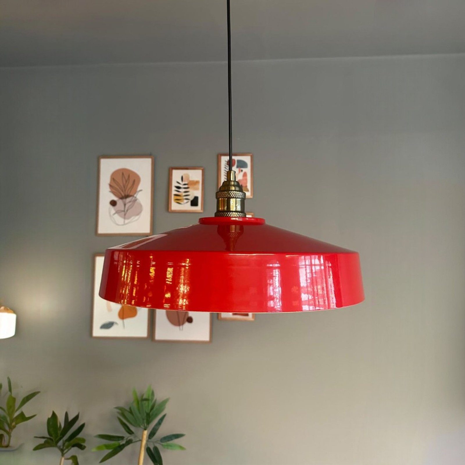 Bamyum Pendelleuchte Ace Pendelleuchte Vintage, Industrial aus Metall E27, Hängelampe, ohne Leuchtmittel