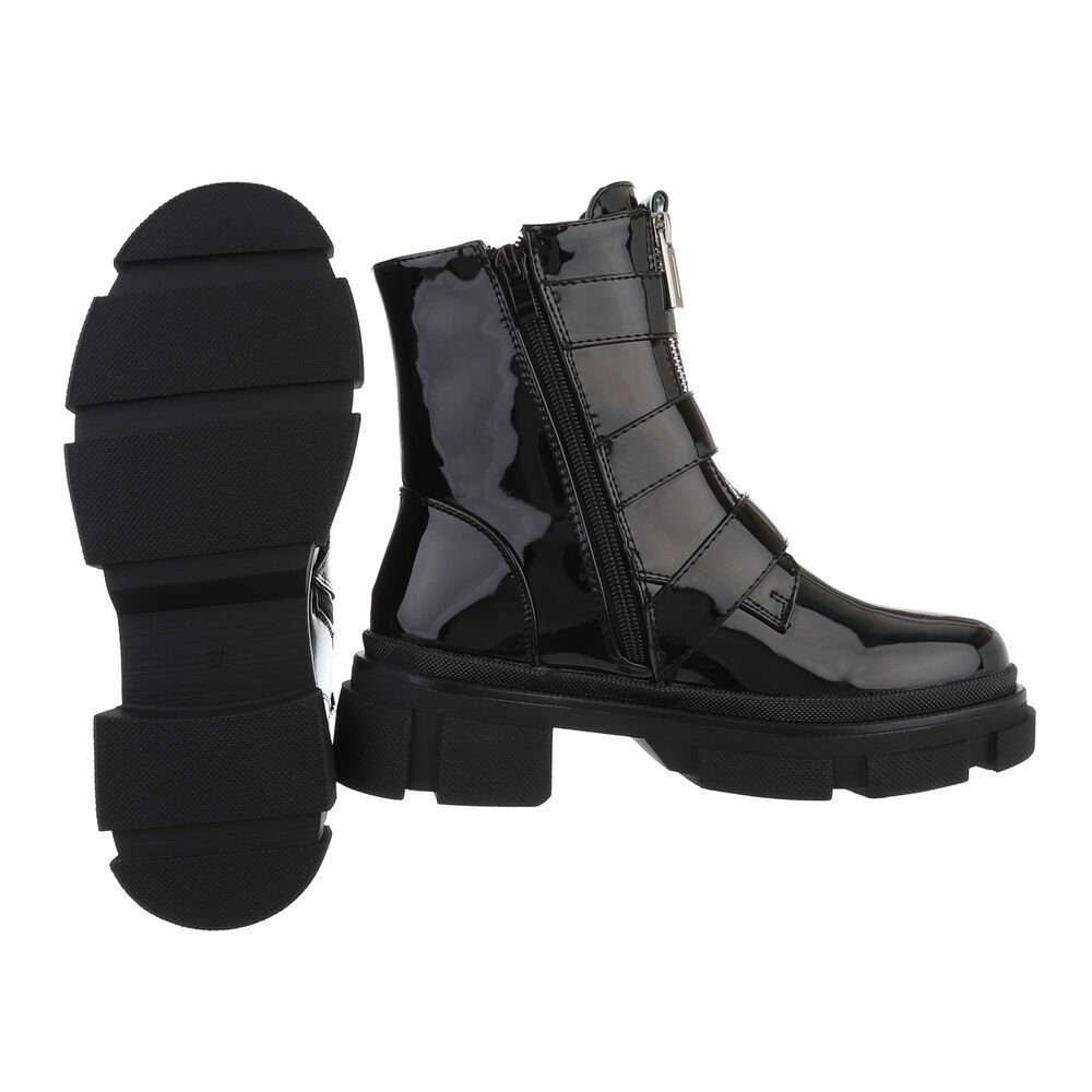 Ital-Design Damen Bikerschuhe Biker Westernstiefelette (71547268) günstig online kaufen