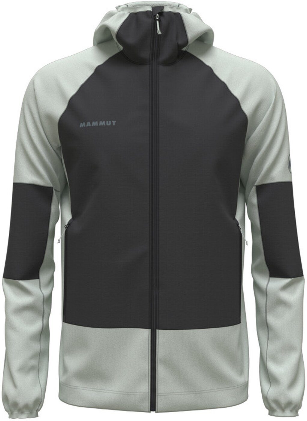Mammut Longsleeve Massone ML Hooded Jacket Men SILVER SAGE-BLACK