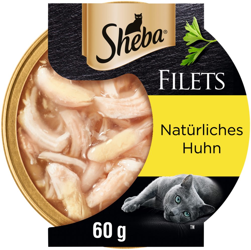 Sheba SHEBA® Schale Filets Natürliches Huhn 60g, für: Katze