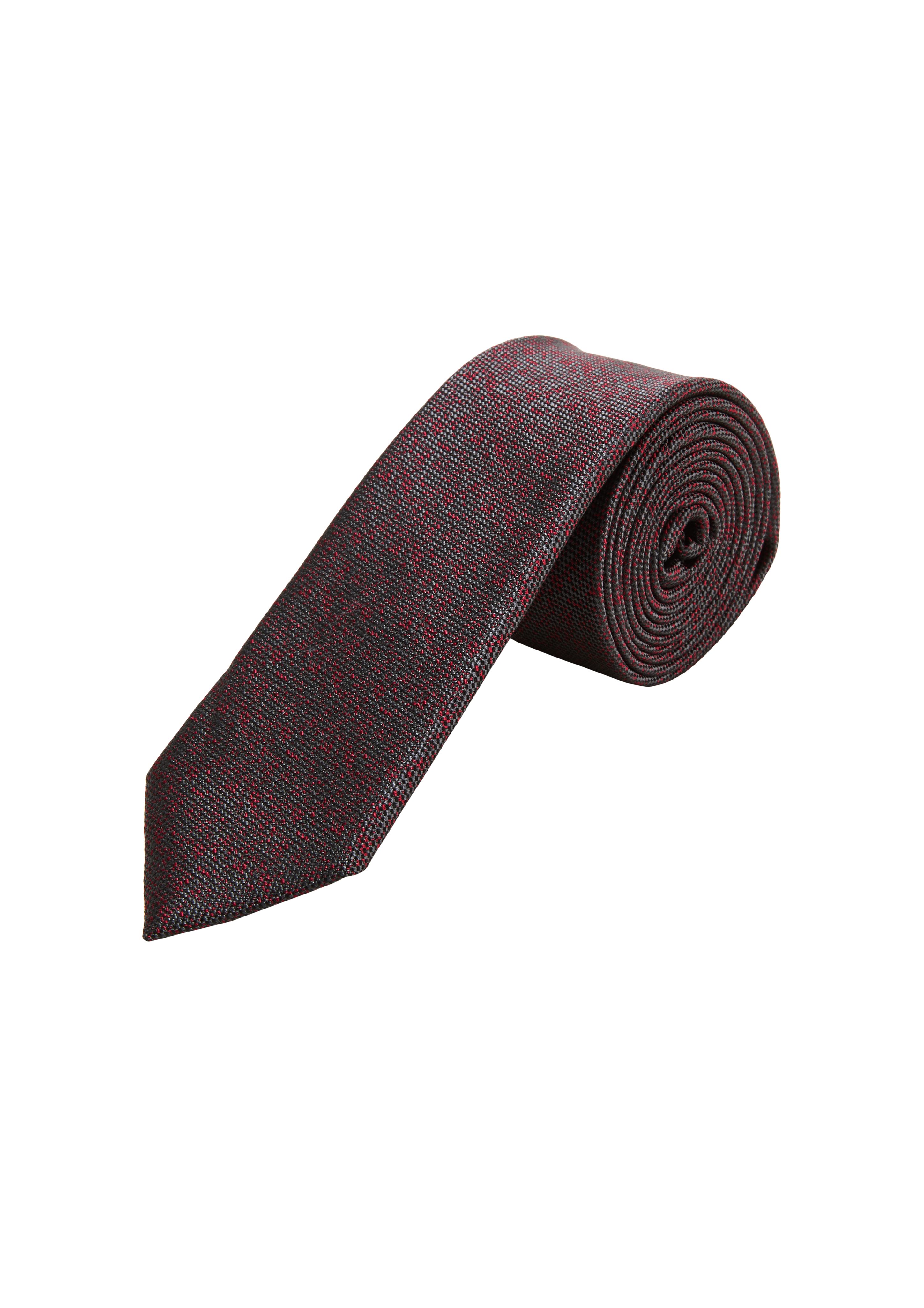 Krawatte Seidenmix aus chilirot s.Oliver Krawatte
