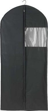 WENKO Kleidersack Kleidersack Deep Black Jumbo XXL - Kleiderhülle, 60x135x12cm, Schwarz