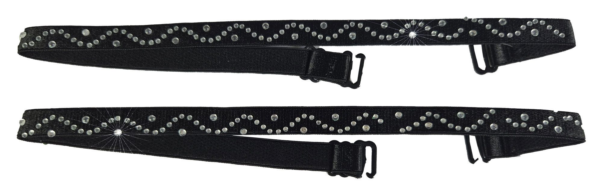 Einkaufszauber BH-Träger Schmuck BH Träger Diamond (1 Paar), mit Strass-Steinen