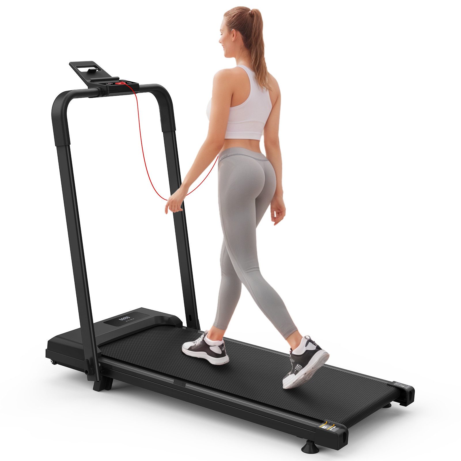 Laufband Laufmaschine 1-6 km/h 12 Programme Laufbänder Mit Fembedienung Gehband