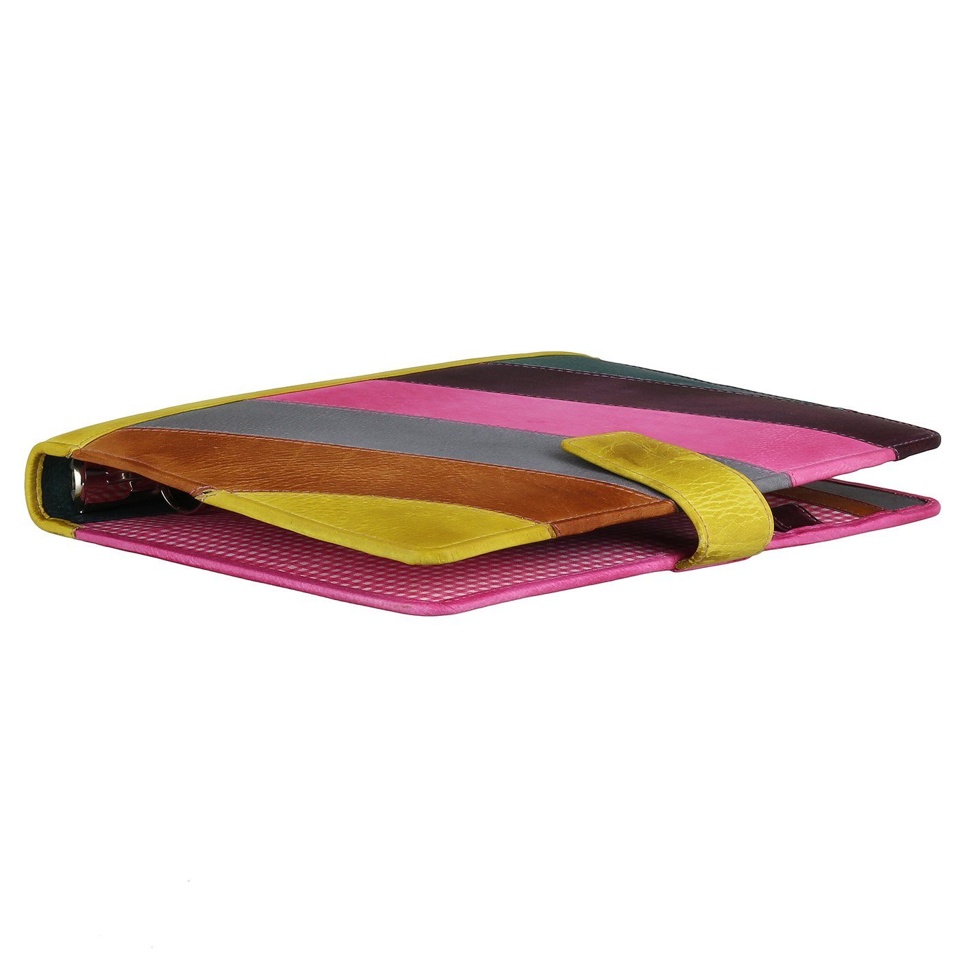 Greenburry Schreibmappe Candy Shop DIN A5 bunte Leder Business Schreibmappe 871-77