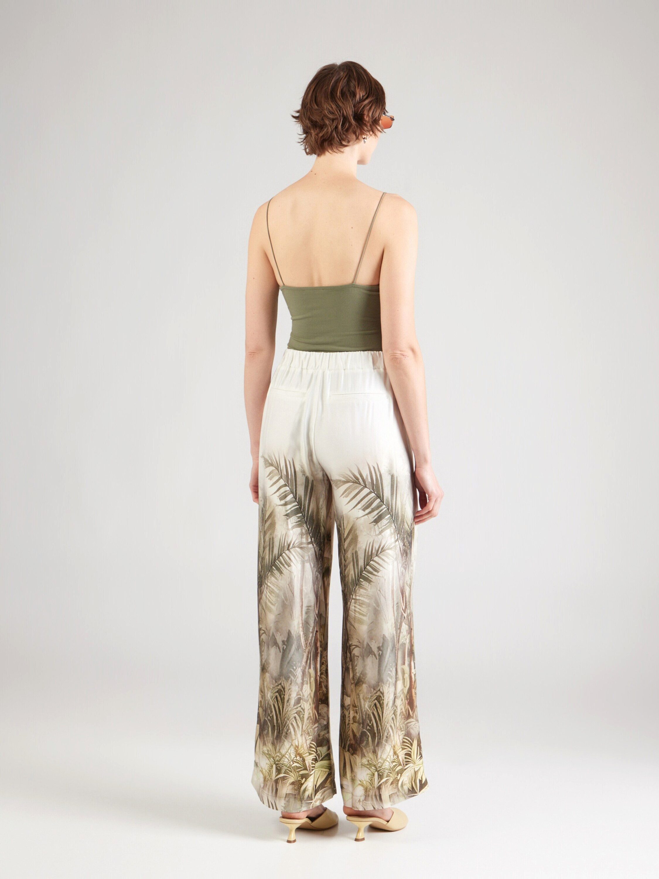 Monari Stoffhose (1-tlg) Drapiert/gerafft