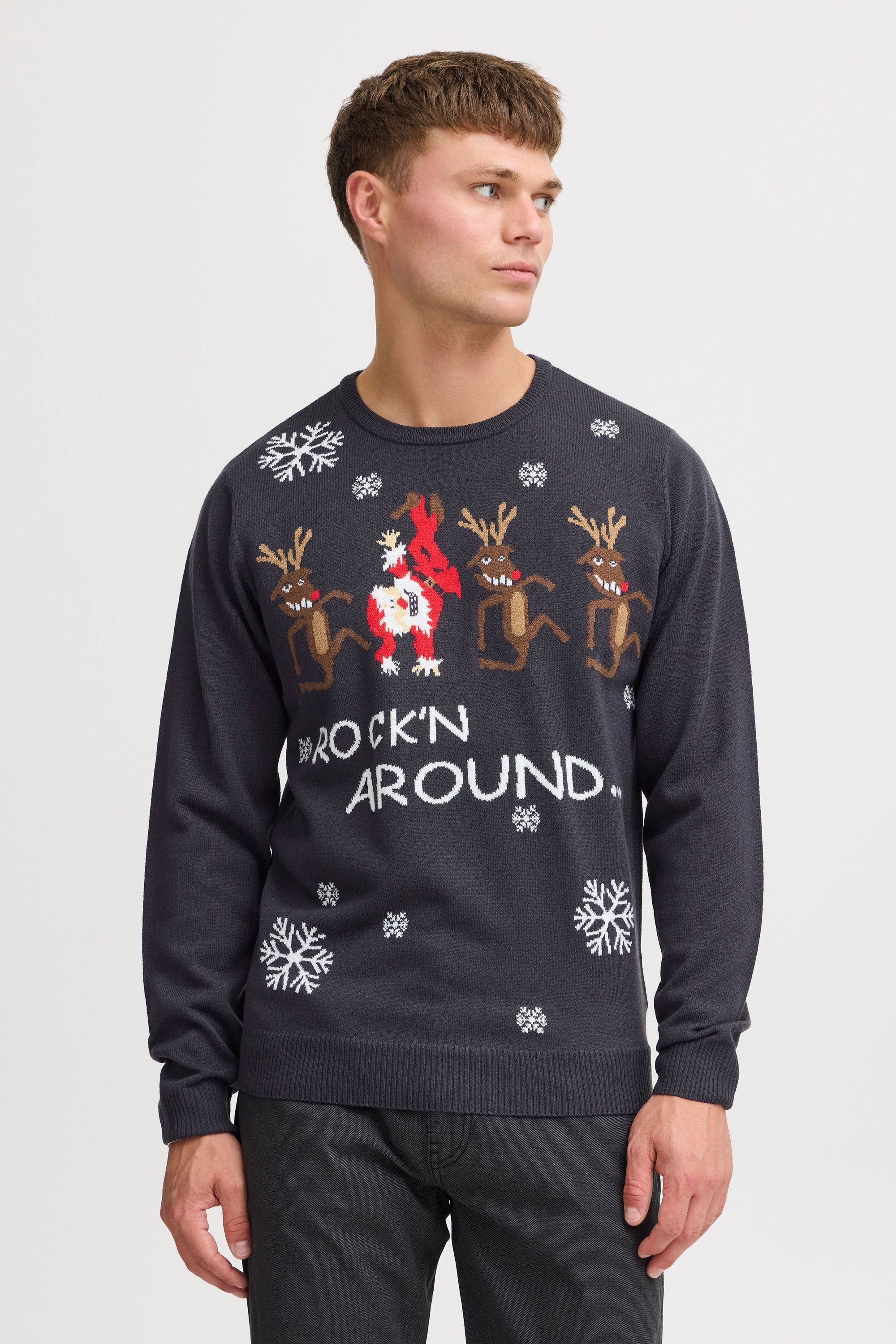 Blend Strickpullover BHRudolph Strickpullover mit Weihnachtsmotiv