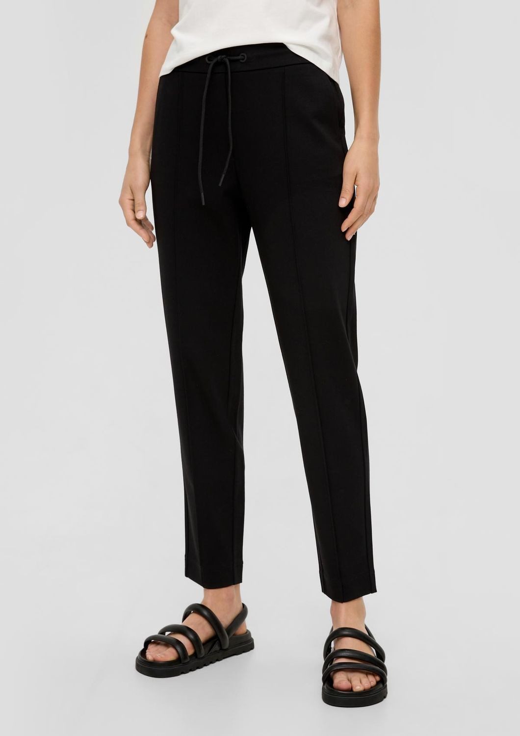 s.Oliver Jogginghose Jogg-Pants in Twilloptik (1-tlg) günstig online kaufen