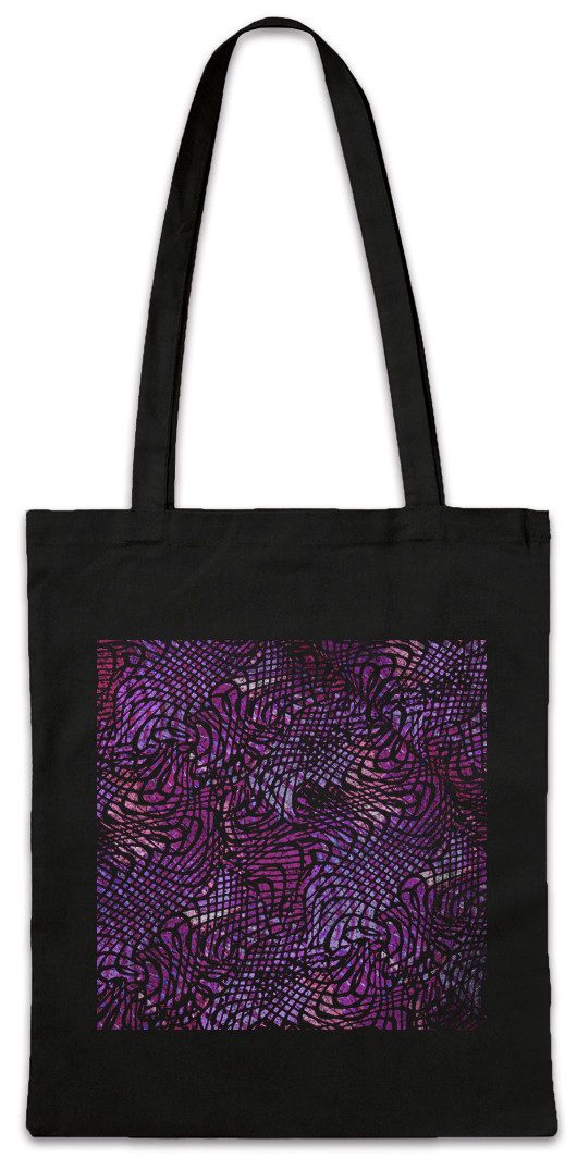 Beuteltasche Kaleidoscope Square I Stofftasche Crystal Kaleidoskop Psychedelic Art