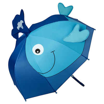 von Lilienfeld Stockregenschirm Kinderschirm Wal Junge Mädchen Meer bis ca. 8 Jahre, Tiermotiv