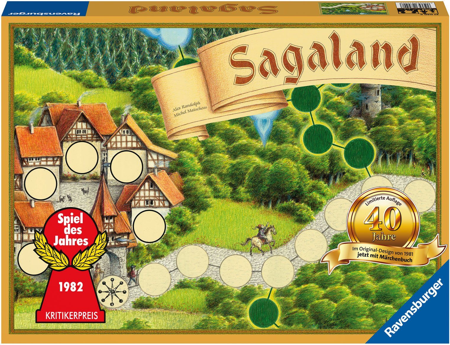 Image of RAVENSBURGER Sagaland 40 Jahre Jubiläumsedition Gesellschaftsspiel, Mehrfarbig