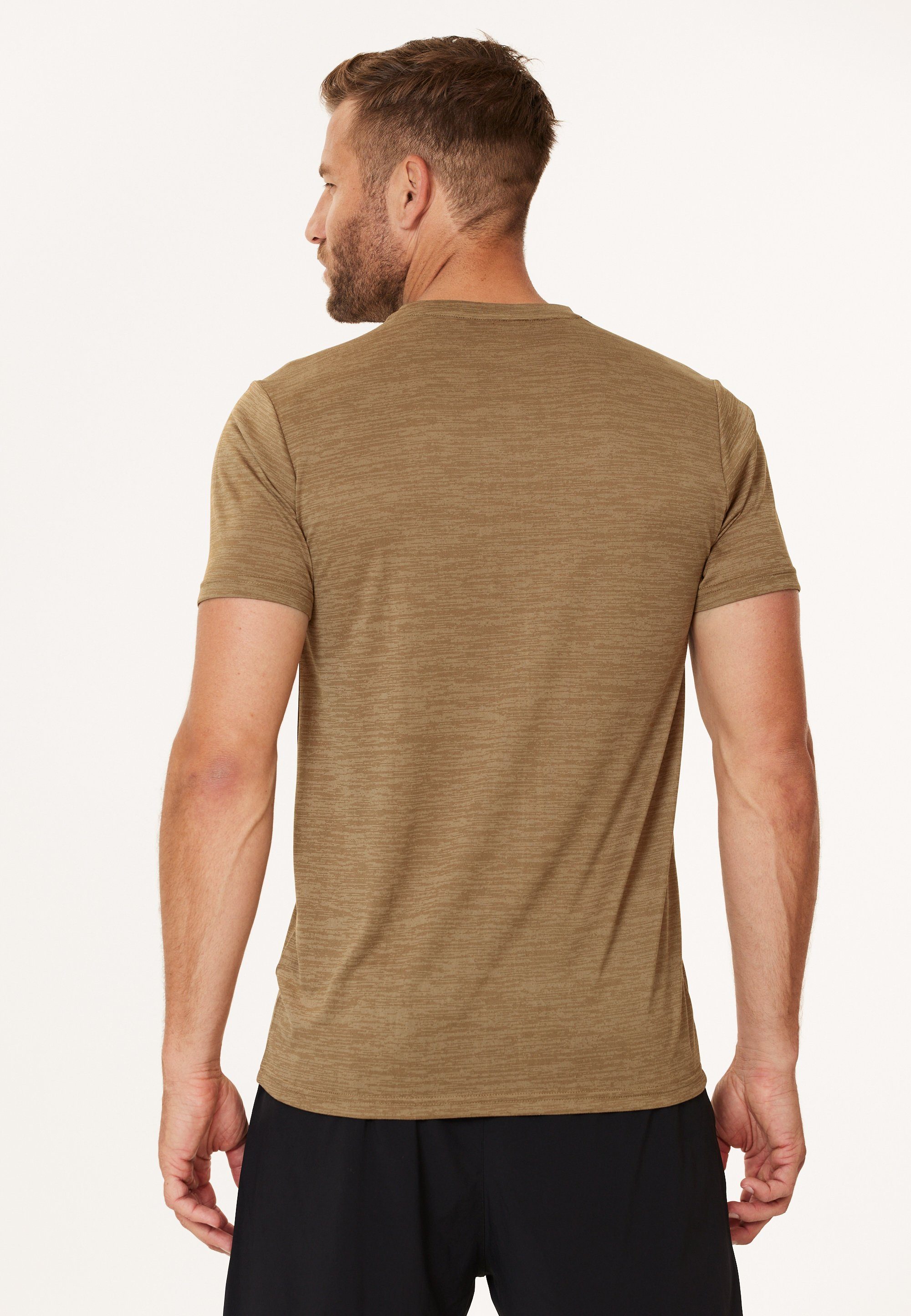 (1-tlg) praktischer Quick mit PORTOFINO beige Dry-Technologie ENDURANCE Funktionsshirt