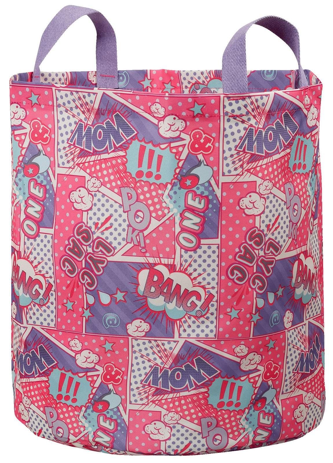 LYCSAC Aufbewahrungstasche Spielzeugtasche Toy Bin Bang Bang Comic 50x45 cm