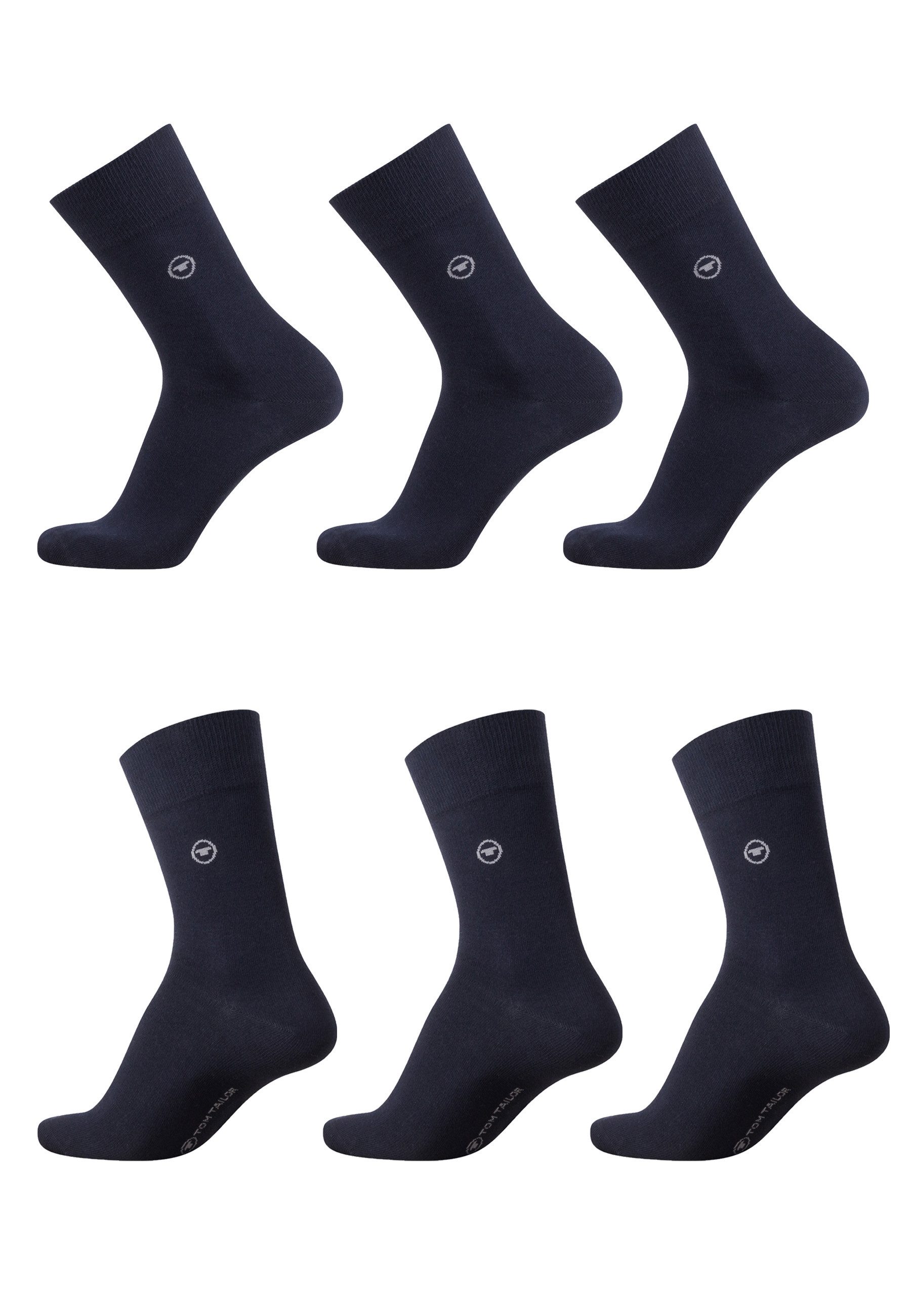 TOM TAILOR Socken Tom Tailor Herrensocken 6er Pack mehrfarbig Tom Tailor Herrensocken 6er Pack mehrfarbig
