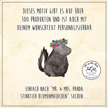 Sonnenschutz Stinktier Mädchen - Türkis Pastell - Geschenk, Skunk, Sonne, Wildtier, Mr. & Mrs. Panda, Seidenmatt, Einzigartige Motive