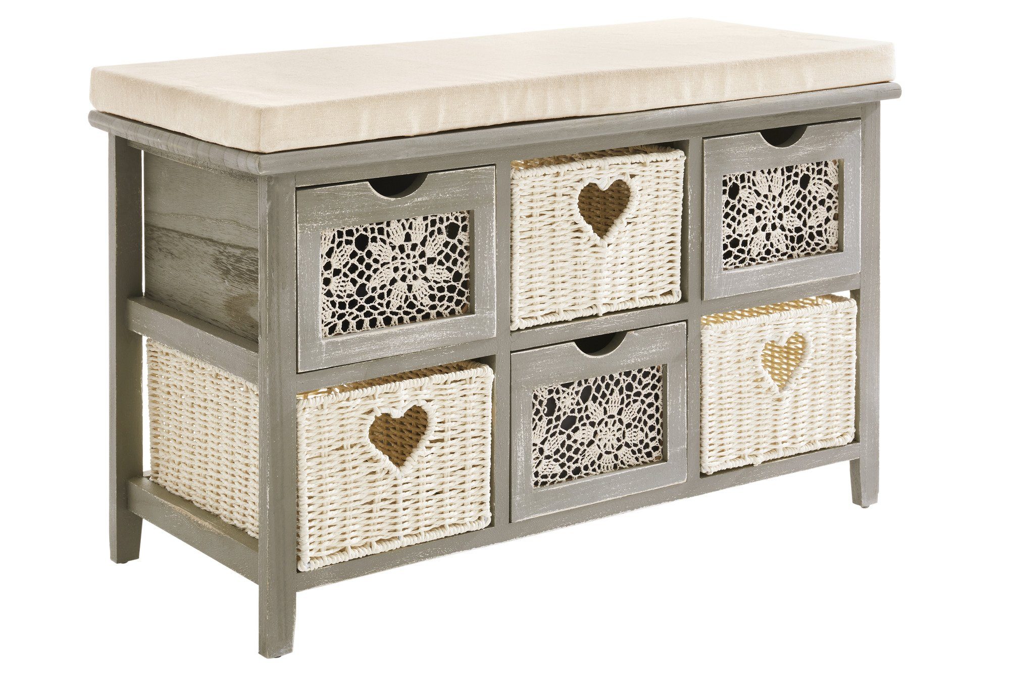 heine home Bank mit viel Stauraum, Aus Massivholz online kaufen | OTTO