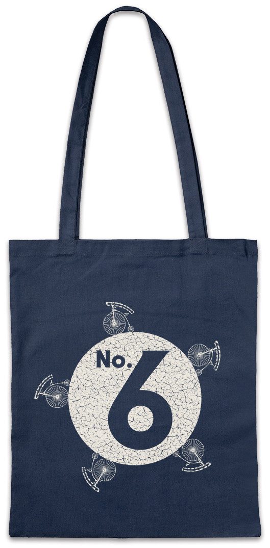 Beuteltasche No. 6 Stofftasche The Fun TV Prisoner Number Butler Six Supervisor