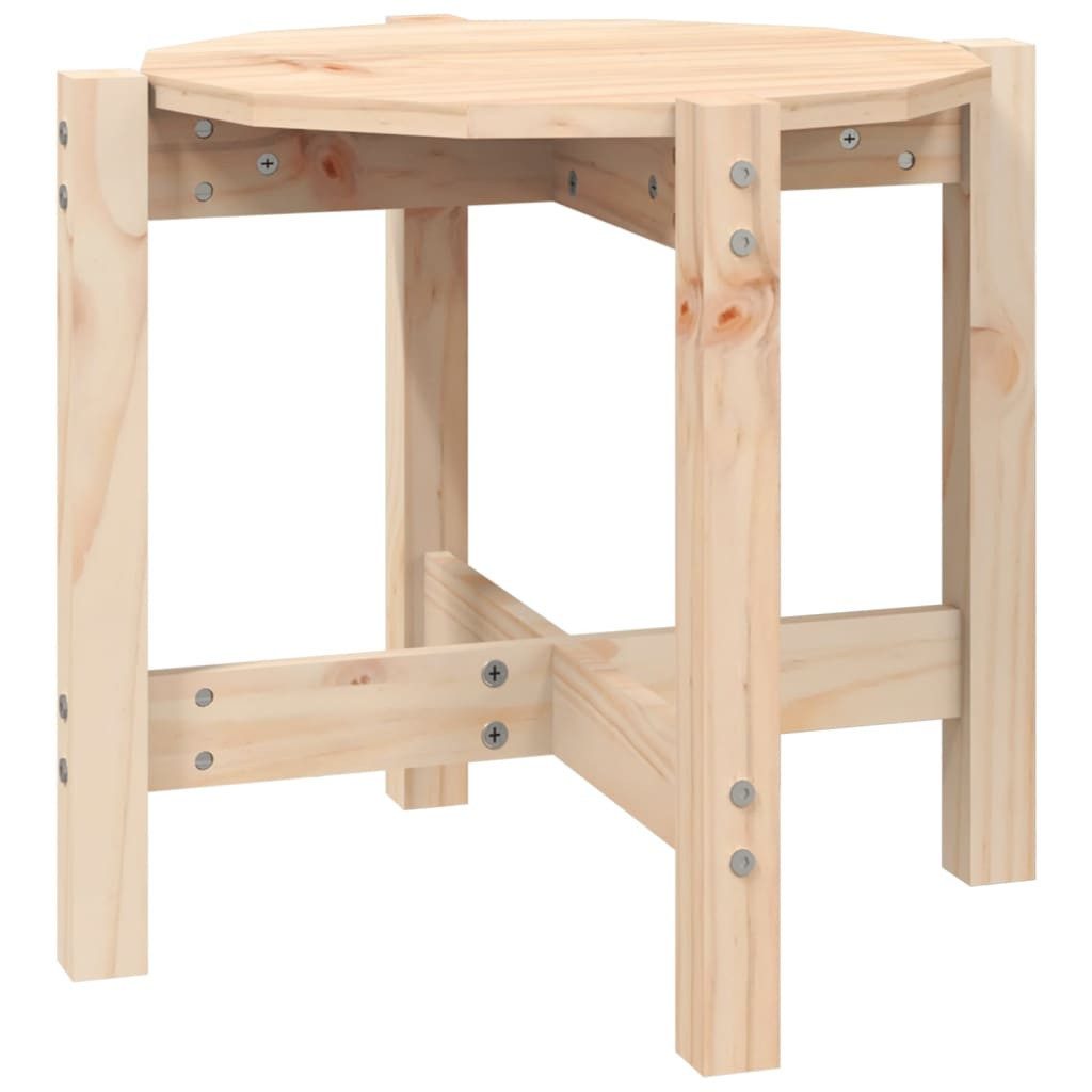 vidaXL Ablagetisch, Couchtisch Ø 52,5x45 cm Massivholz Kiefer