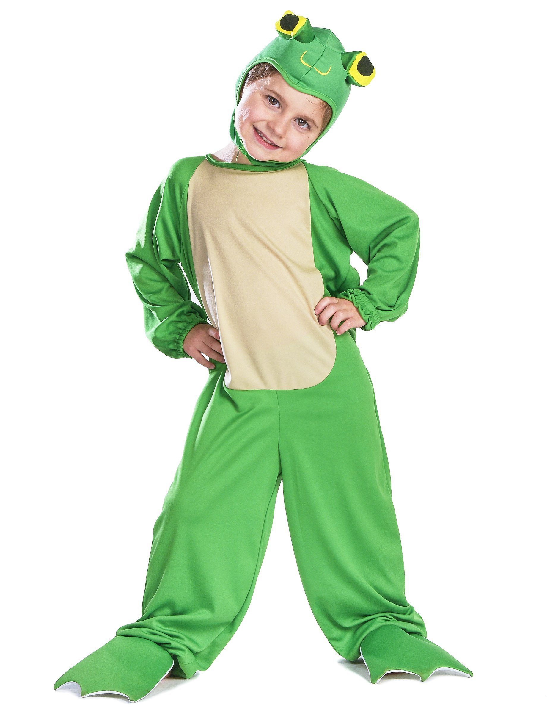 Kostüm Süßes Frosch Kinder-Kostüm grün