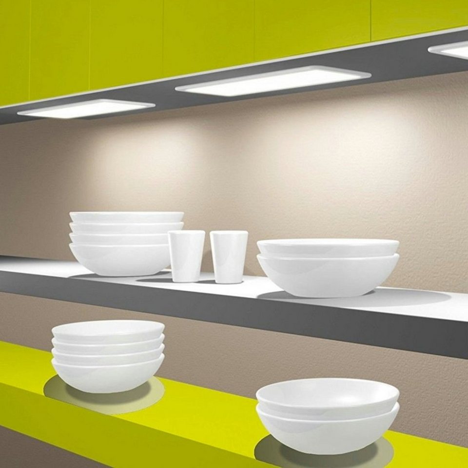 kalb LED Unterbauleuchte LED Unterbauleuchte Küchenleuchte Panel Küche  Unterbaustrahler dimmbar, 450mm warmweiß, warmweiß