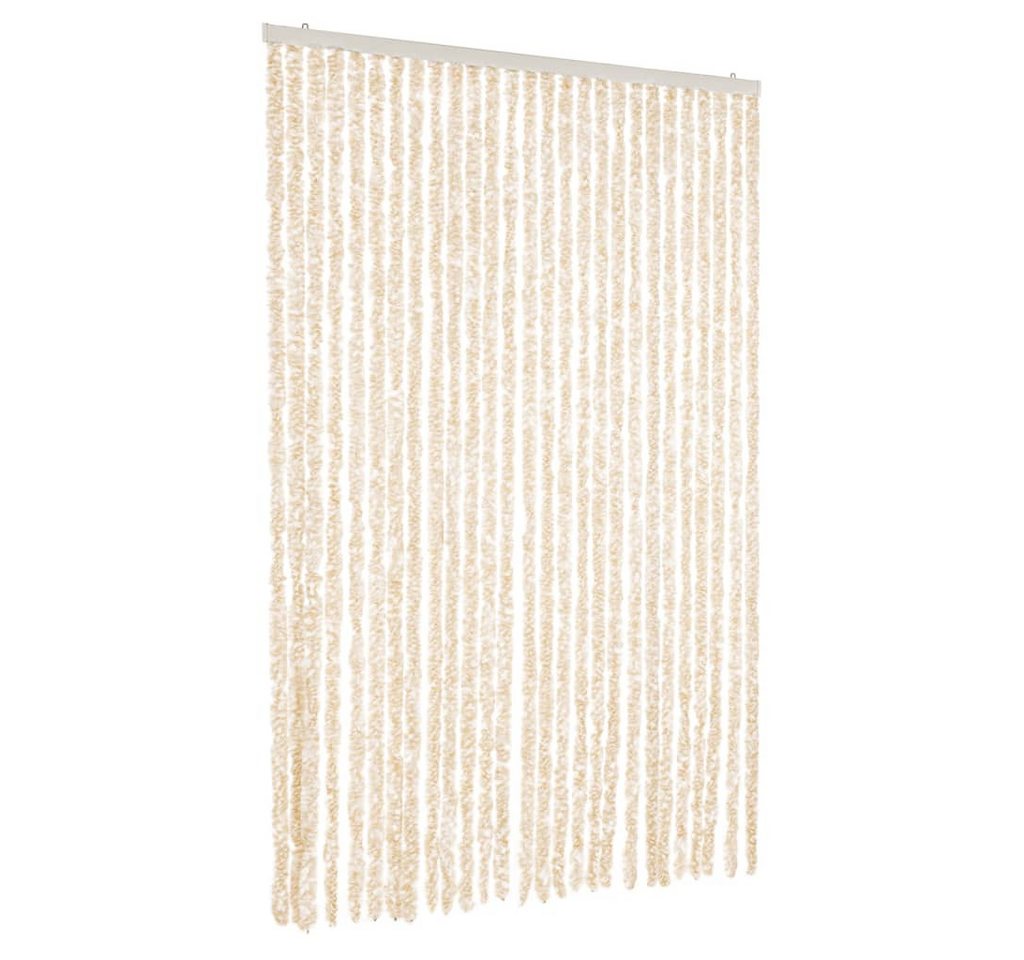Thumbnail - vidaXL Insektenschutz-Vorhang, Fliegenvorhang Beige und Weiß 118x220 cm Chenille