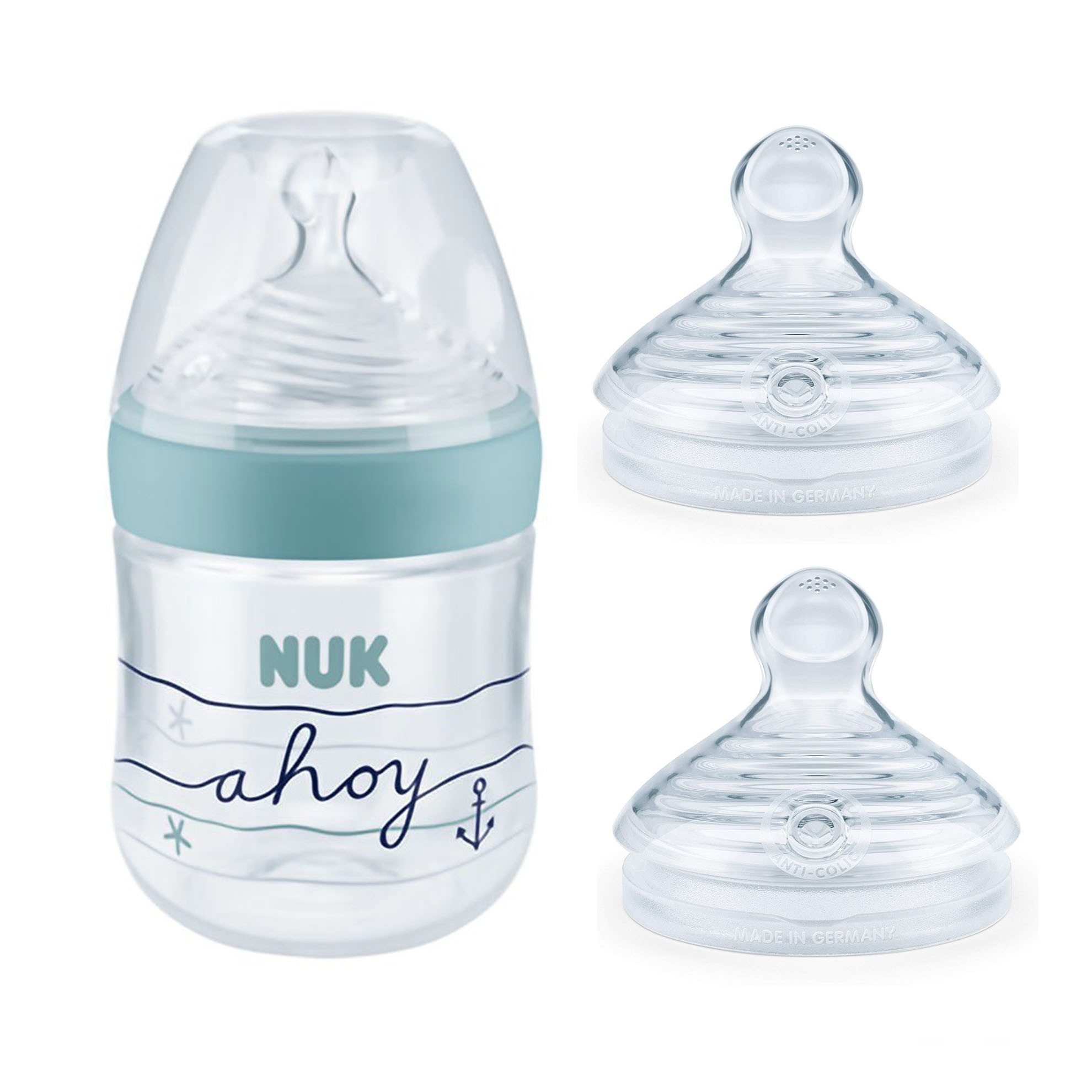 NUK Babyflasche NUK Nature Sense Babyflasche 150ml+Sauger 2 S Vorteilset