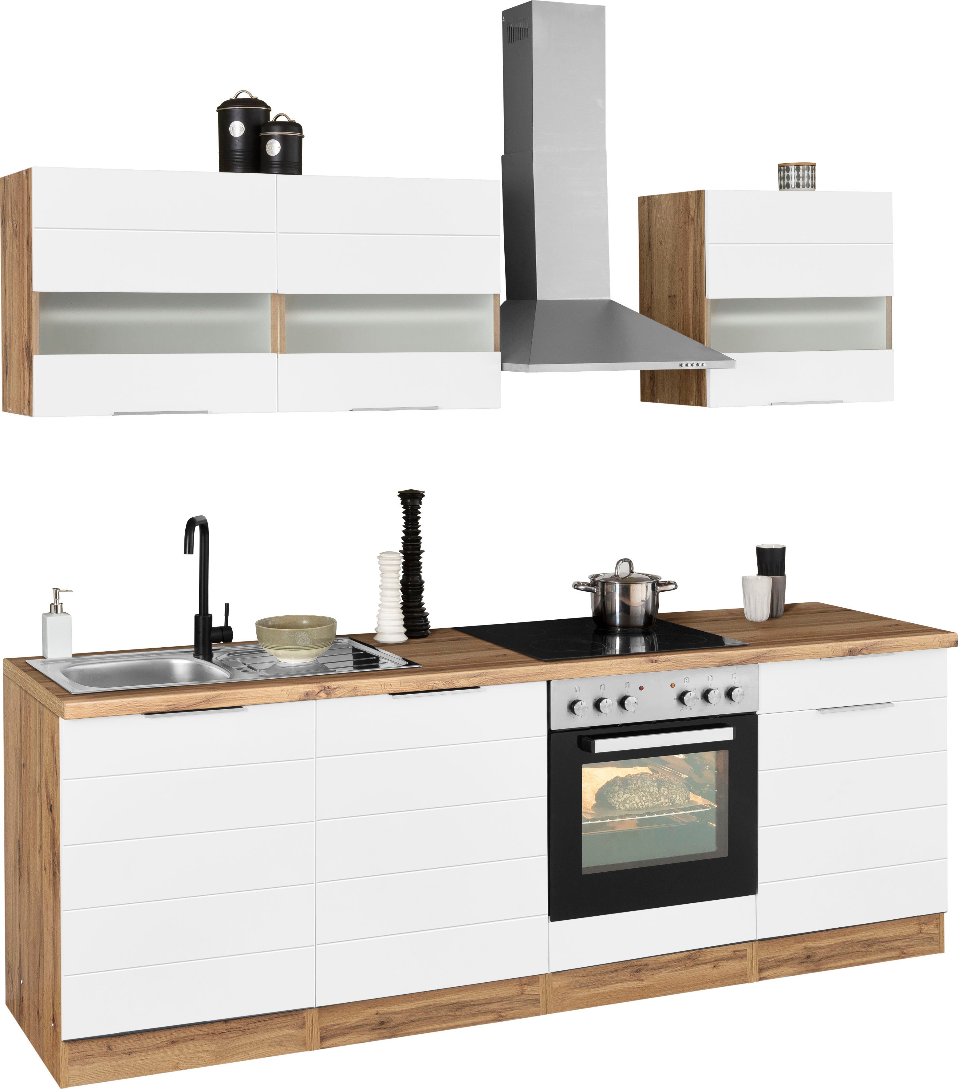 KOCHSTATION Küchenzeile KS-Luhe, 240 cm breit, günstig online kaufen