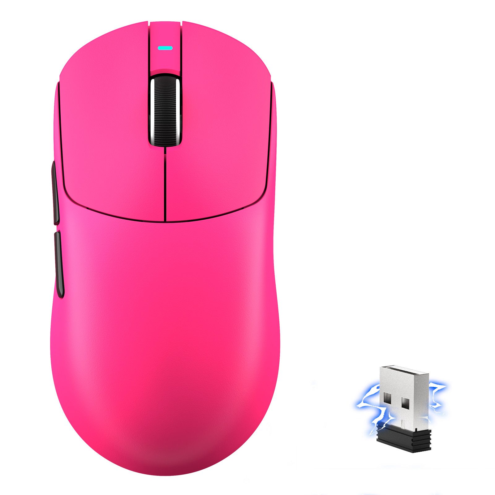ATTACK SHARK X8PLUS Kabellose Gaming-Maus,40000 DPI,55g Superleichte Gaming-Maus (Bluetooth, kabelgebunden, 2.4GHz, 40000 dpi, PAW3395PRO Sensor,BK52820 MCU)