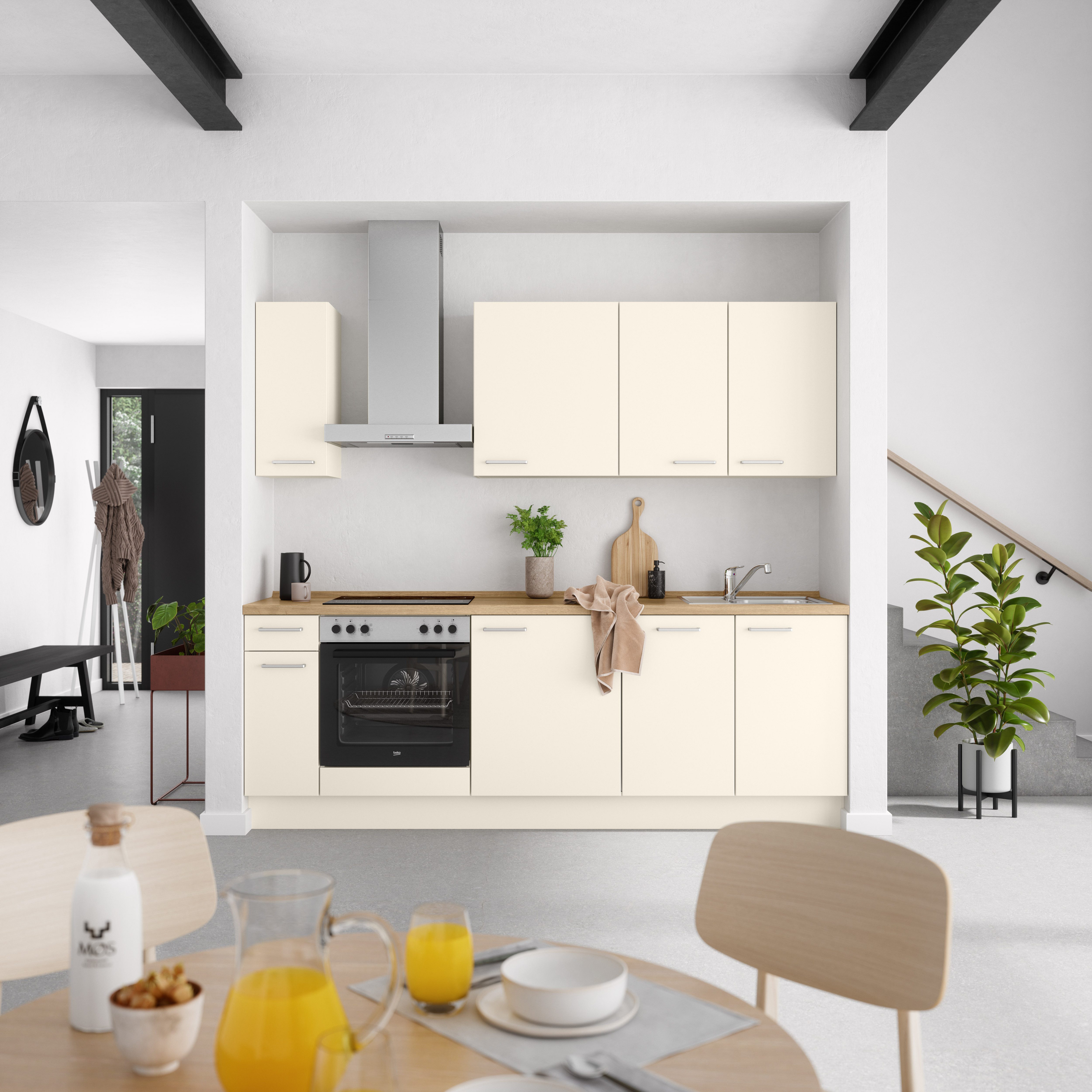 nobilia Küchenzeile ""Touch I"" vormontiert, Ausrichtung wählbar, Breite 24 günstig online kaufen