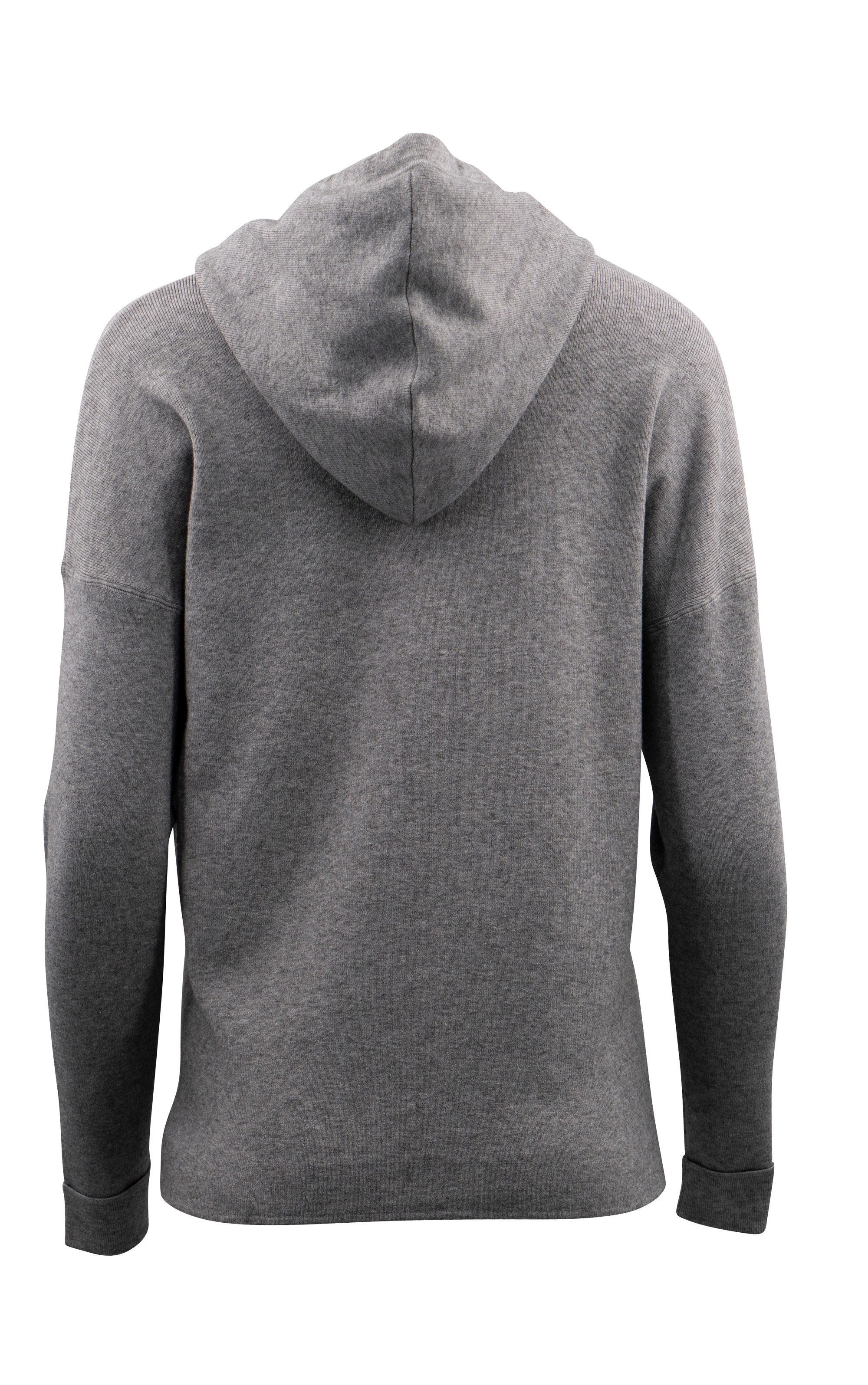 Passioni Kapuzenpullover mit Leoparden-Bändern