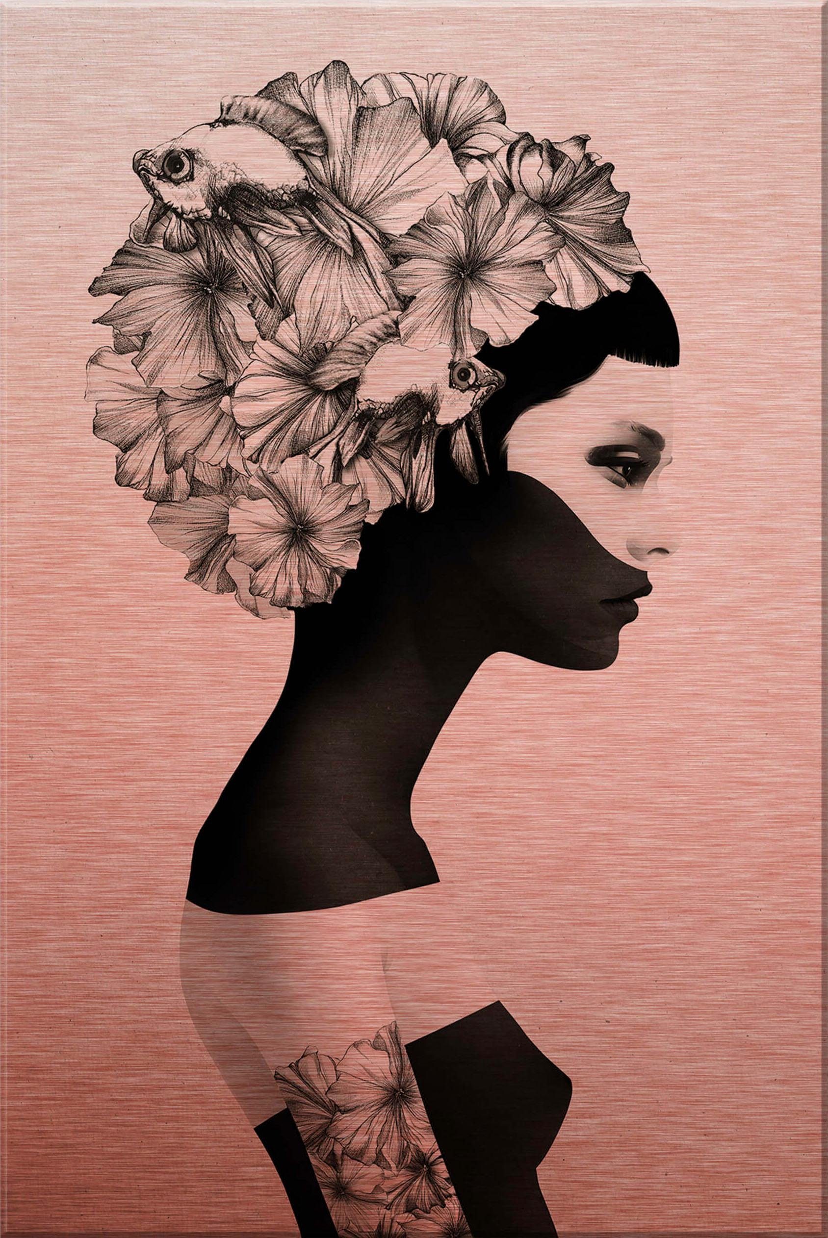 Wall-Art Marianna Ireland - - Hibiskusblüten Alu-Dibond-Druck