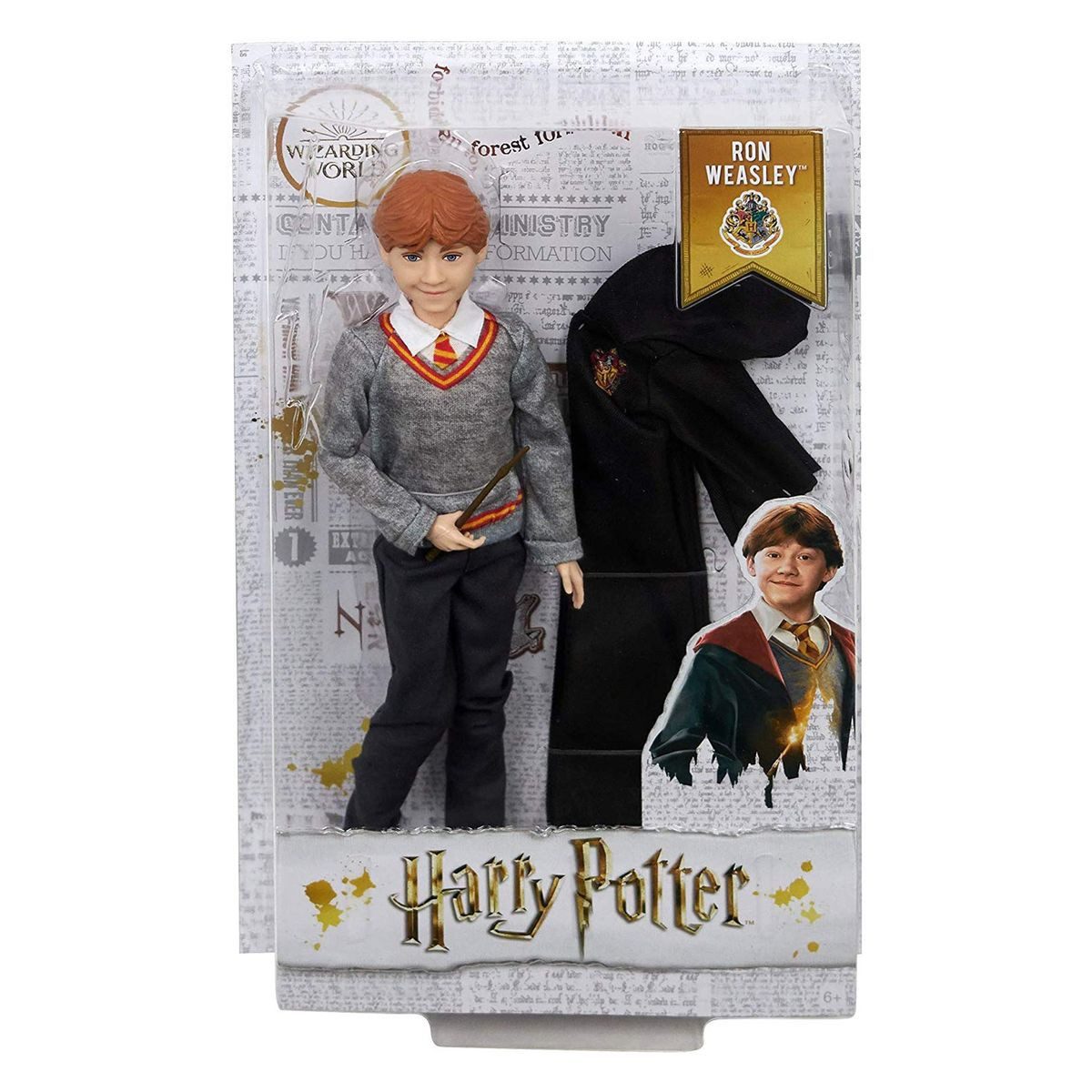 Mattel® Anziehpuppe Mattel FYM52 - Harry Potter - Sammelpuppe, Spielfigur, 29 cm, Ron Weas