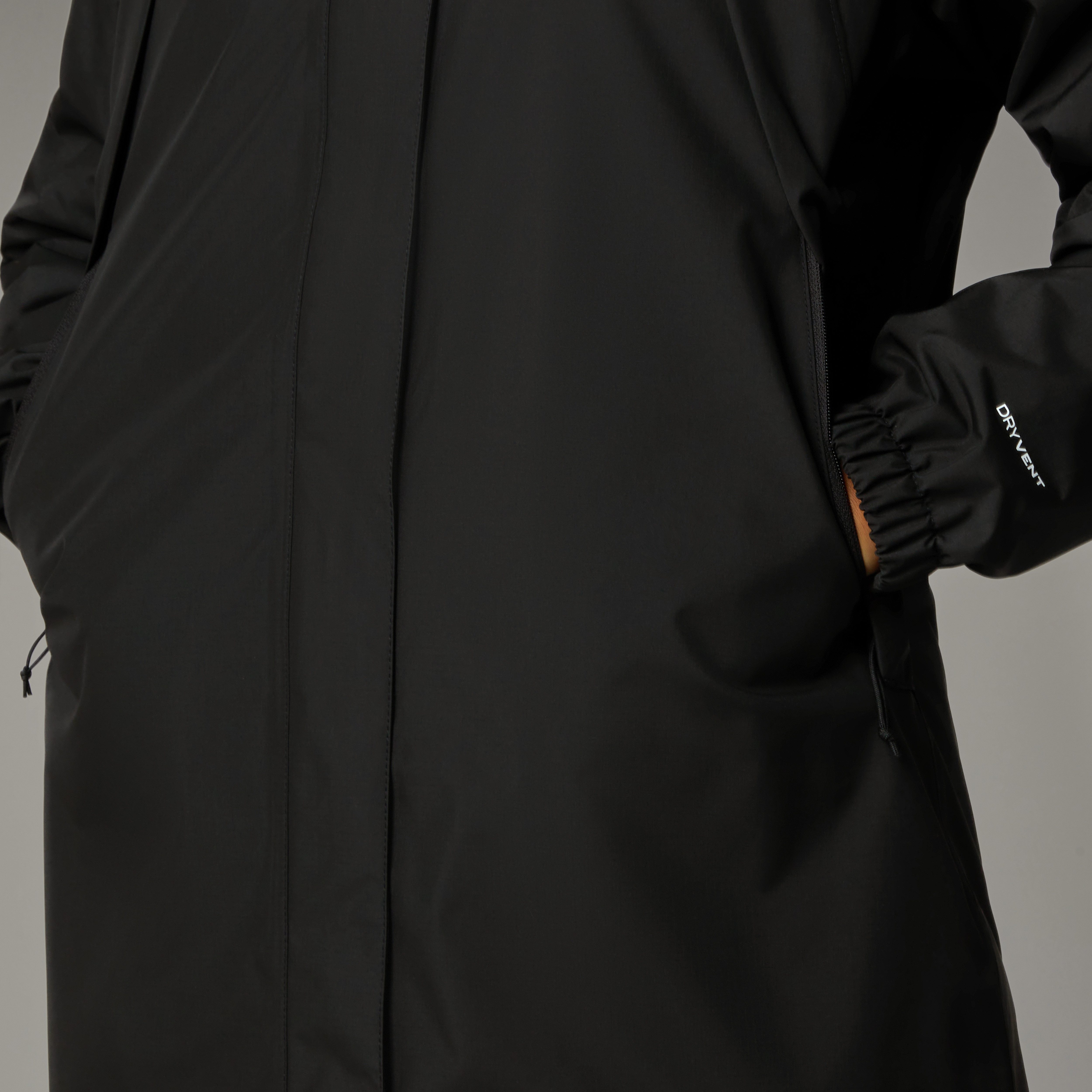 The North Face Regenmantel Antora Regenparka für Damen mit DryVent™-Technologie, dreiteilige, verstellbare Kapuze