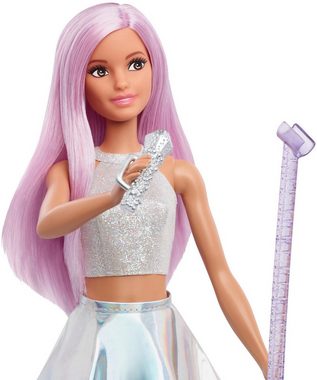 Barbie Anziehpuppe Sängerin Puppe, pinke Haare