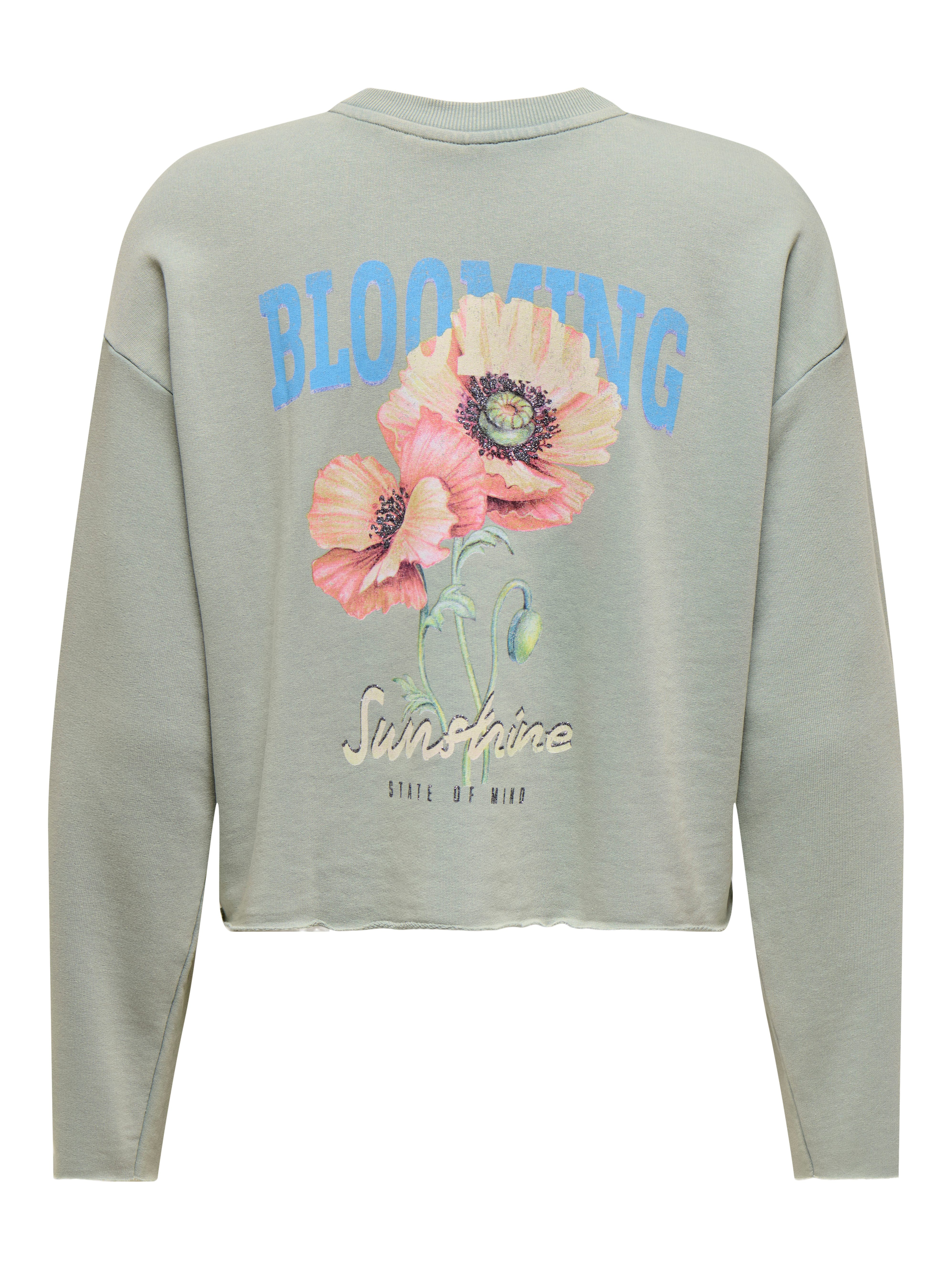 ONLY Sweatshirt ONLLUCINDA L/S FLOWERS O-NECK günstig online kaufen